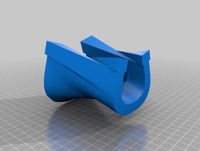 double horseshoe twisted vase 3d printing 3d print model - Mito3D