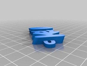 kelly Schlüsselanhänger angepasst 3d print model - Mito3D