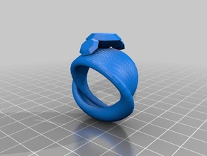 copy jewel sea ring 3d printing 3d print model - Mito3D