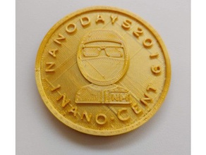 purdue university coin nanocent nanodays coins badges nanotechnology semiconductor 3d print model - Mito3D