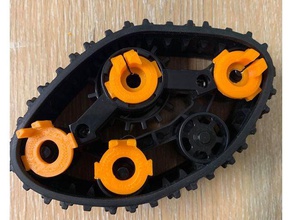 rc faixa wishcom kit de roda lockersadapter substituições veículos eixo agarrar grabber a neve faixas desejo 3d print model - Mito3D