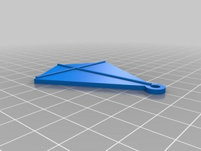 kite llavero corazón accesorios 3d print model - Mito3D