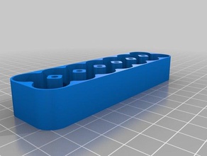my customized battery case magnetic containers 3d print model - Mito3D