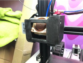 hero me dual 5015 fang buck converter storage 3d printer accessories blower fan duct bowden cooling creality cr-10 ender 3 e3d hotend ender3 herome parts cooler petsfang 3d print model - Mito3D