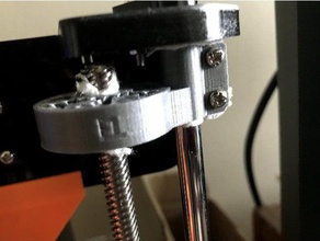 anet a8 gear bearing anti z-wobbel 3d printer parts upgrade 3d print model - Mito3D