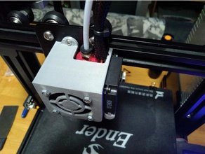 ender, 3 hotend-Kappe 3d Drucker Extruder abs 3d print model - Mito3D