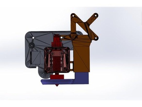 cr-10-pro-oem-hot end Lüfter-Teil Lüfter 3d Drucker - Zubehör 40mm creality cr-10 fan duct 3d print model - Mito3D