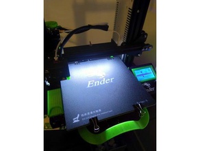 led marco comgrow creality ender 3 d de la impresora accesorios titular luz del montaje tira 3d print model - Mito3D