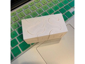 puzzle 3d rectangular cuboid puzzles 3dpuzzle 3d print model - Mito3D