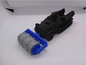simple ork deff rolla games 40000 40k death roller miniatures orks upgrades vehicles warhammer 3d print model - Mito3D