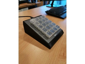 max falcão-20 suporte de montagem eletrônica max-teclado maxkeyboard 3d print model - Mito3D