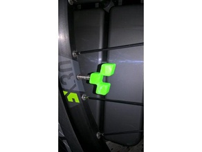 valvola presta cap cubo logo robotica 3d print model - Mito3D