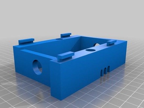 yealink t42g t42s flache Wandbox office 3d print model - Mito3D