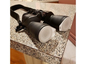 50 mm binocular lens cap sport outdoors binoculars cover replacement 3d print model - Mito3D