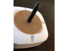 ecobee wall mount screw-in sensor plate parts ecobee3 mcmaster-carr 3d print model - Mito3D