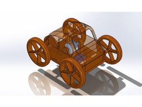 buggy rc v2 des véhicules voiture contrôle à distance 3d print model - Mito3D
