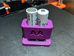 aa lehim tutucu piller elektronik pil aleti üçüncü el 3d print model - Mito3D