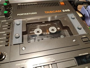 cassette door tascam 246 portastudio audio 3d print model - Mito3D
