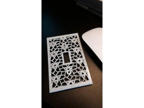 jans Abdeckung Dekor dekoratives Objekt spiro schalterabdeckplatte 3d print model - Mito3D