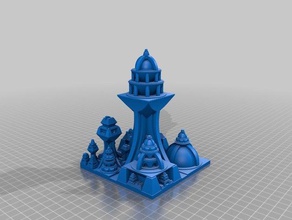 meu personalizados ferjerez espaço de cidades fácil impressão modificação edifícios estruturas 3d print model - Mito3D