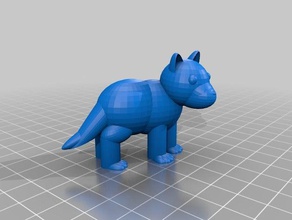 arctic fox 3d printing 3d print model - Mito3D