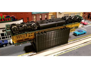 ho scale locomotive cradle hobby train parts 3d print model - Mito3D