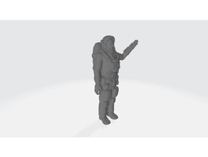space engineers character waving no visor 3d printing keen software house 3d print model - Mito3D