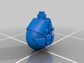 space trooper flask games miniature wh40k 3d print model - Mito3D