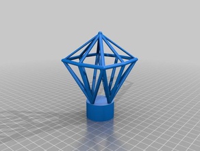 curtain end rod decor 3d print model - Mito3D
