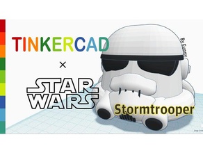 simple stormtrooper tinkercad modèles eunny starwars 3d print model - Mito3D