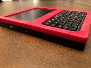 blackberrypi handheld computer keyboard lcd raspberry pi 3d print model - Mito3D