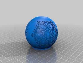 ws2811 4 bola de natal 3d impressão chirstmas luzes enfeite decorar diodo emissor luz xlights 3d print model - Mito3D