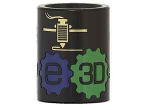 e3d duet3d mrrf2019 toolchanger coozie food drink 3d print model - Mito3D