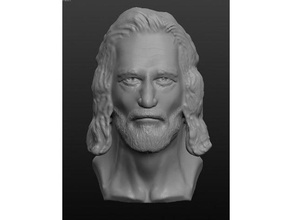 old warrior people bust human man 3d print model - Mito3D