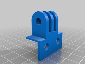 mensola lato montaggio gopro organizzazione 3d print model - Mito3D