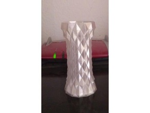 triangulated vase decor 3d print model - Mito3D