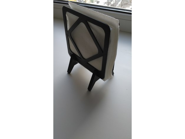 napkin holder kitchen dining 3D print model - Mito3D