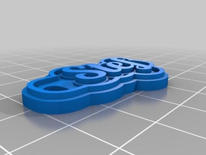 stef i portachiavi personalizzato 3d print model - Mito3D
