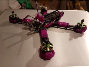 armattan chameleon ti Aksesuar Kiti rc araç horoz gerçek bukalemun monte edin drone racer yarışları 3d print model - Mito3D