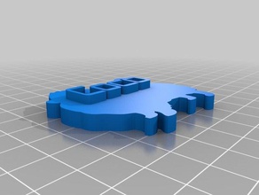 llavero de coco llaveros personalizado 3d print model - Mito3D