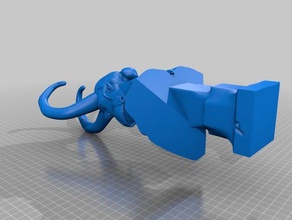 hellboy anung de la onu rama del busto esculturas 3d print model - Mito3D