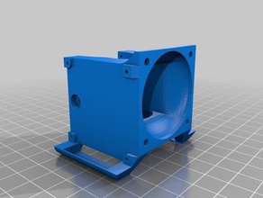 triplafan 4010 3 d de la impresora partes 40 mm del ventilador radial Ventilador 40mm anet a8 e3dv6 bowden refrigeración directa titan clon conducto 3d print model - Mito3D