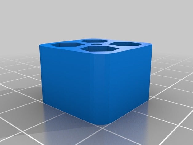 test 2x2 rangement tete visseuse aracı sahipleri kutuları özelleştirilmiş 3D print model - Mito3D