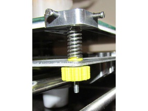 anet a8 glass plate corner control spring centering wheel 3d printing 3d print model - Mito3D