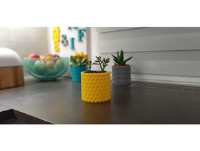 flowerpot kitchen dining 3d print model - Mito3D