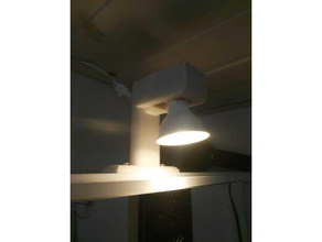 spotlight holder bathroom lamb lamp spot 3d print model - Mito3D