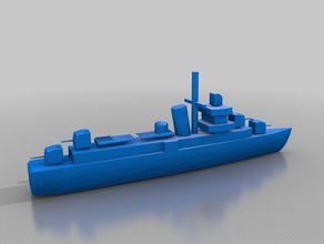 blake barco alemán 3d impresión 3d print model - Mito3D
