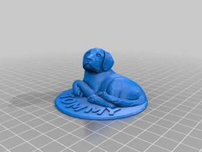 tommydog animals 3d print model - Mito3D