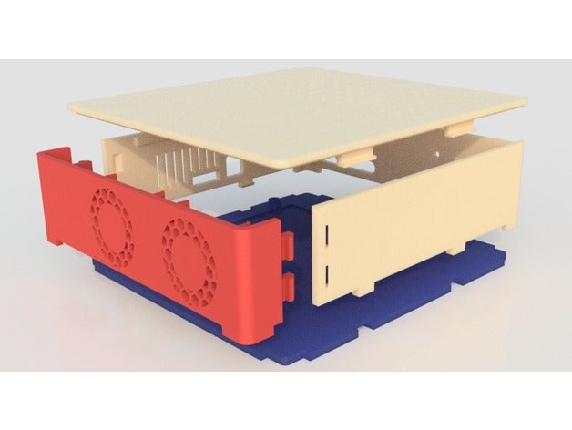 control box skr v13 3d printing bigtreetech case mks gen 3D print model - Mito3D