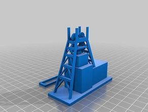 miniera zeche sculture 3d print model - Mito3D